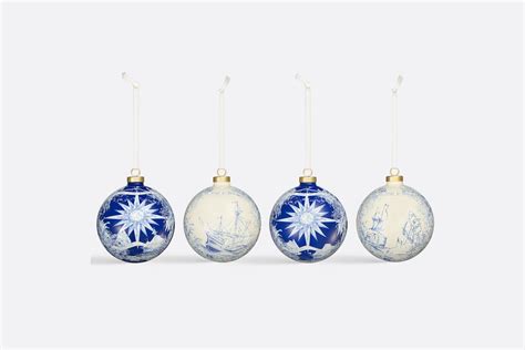 dior christmas ornament|Set of Four Christmas Ornaments Rêve d'Infini .